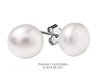Pendientes de Perlas Cultivadas 9-9,5 mm y Plata de Ley