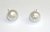 Pendientes de Perlas Cultivadas 11-11,5 mm y Flor calada Plata de Ley