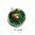 Colgante Bola del Mundo Verde Malaquita 25 mm