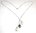 Collar de Plata de Ley con 3 Perlas Cultivadas barrocas blancas y grises