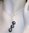 Collar de Plata de Ley con 3 Perlas Cultivadas barrocas grises