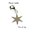 Colgante Charm Estrella 15 mm Plata de Ley