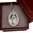 Medalla Plata de Ley Vírgen La Milagrosa Grande 2,8 x1,6 cm