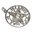 Collar Colgante Tetragramaton Grande Plata de Ley Brillo 3,00 CM